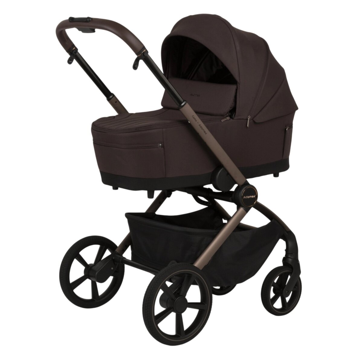 Vežimėlis  Adamex COMO CHOCOLATE BROWN 2in1
