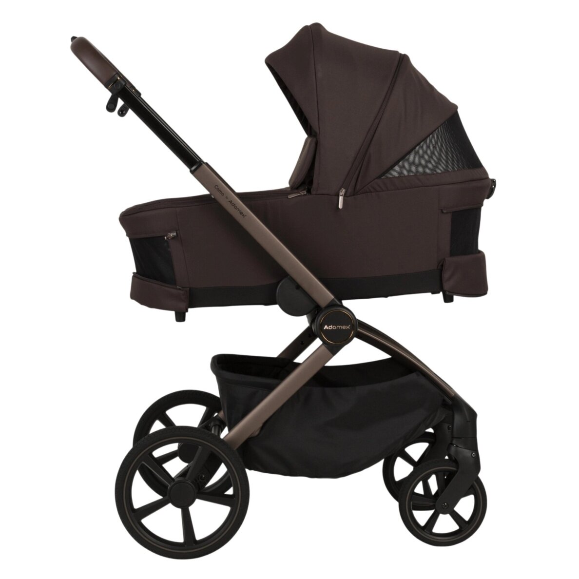 Vežimėlis  Adamex COMO CHOCOLATE BROWN 2in1 2