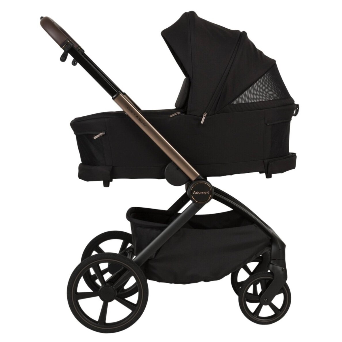 Коласка Adamex Adamex COMO Satin Carbon 2in1 2