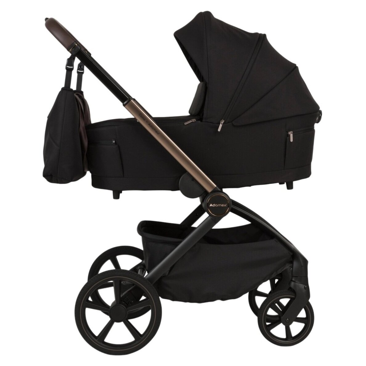 Коласка Adamex Adamex COMO Satin Carbon 2in1 1