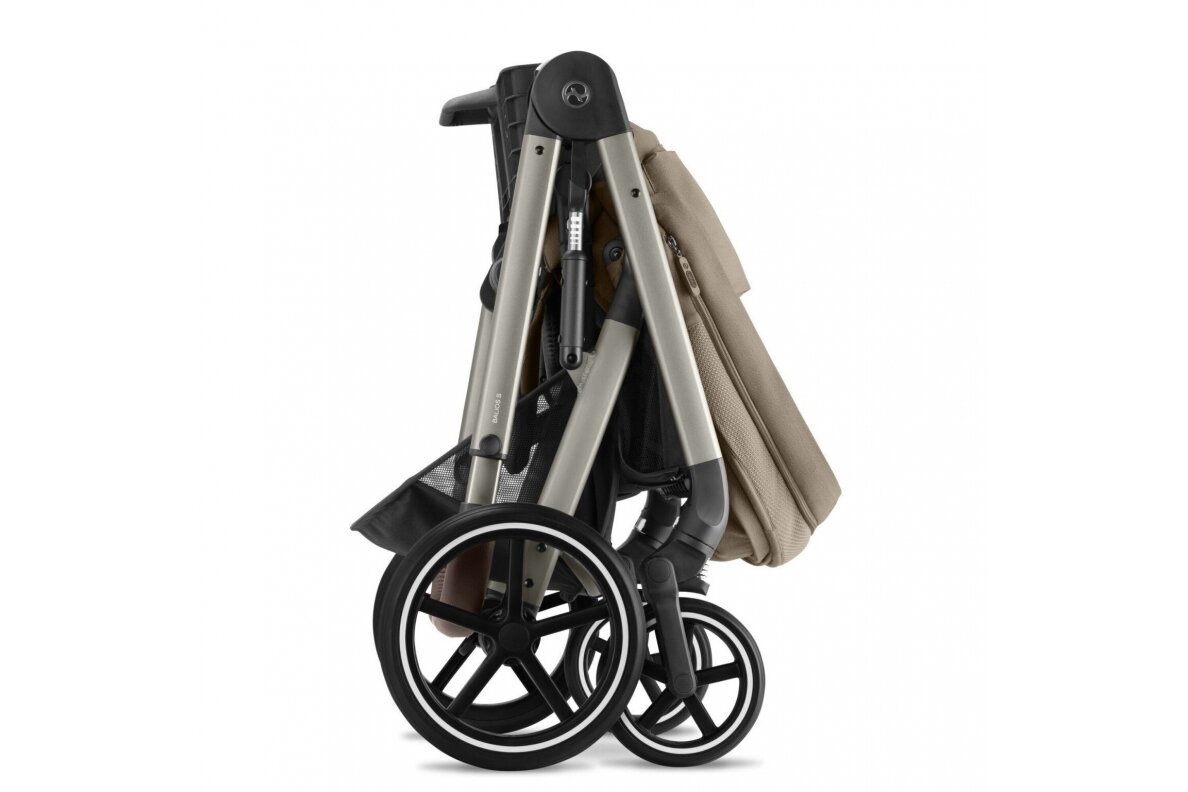 Cybex Balios S Lux Pushchair + Cot, Almond Beige 10
