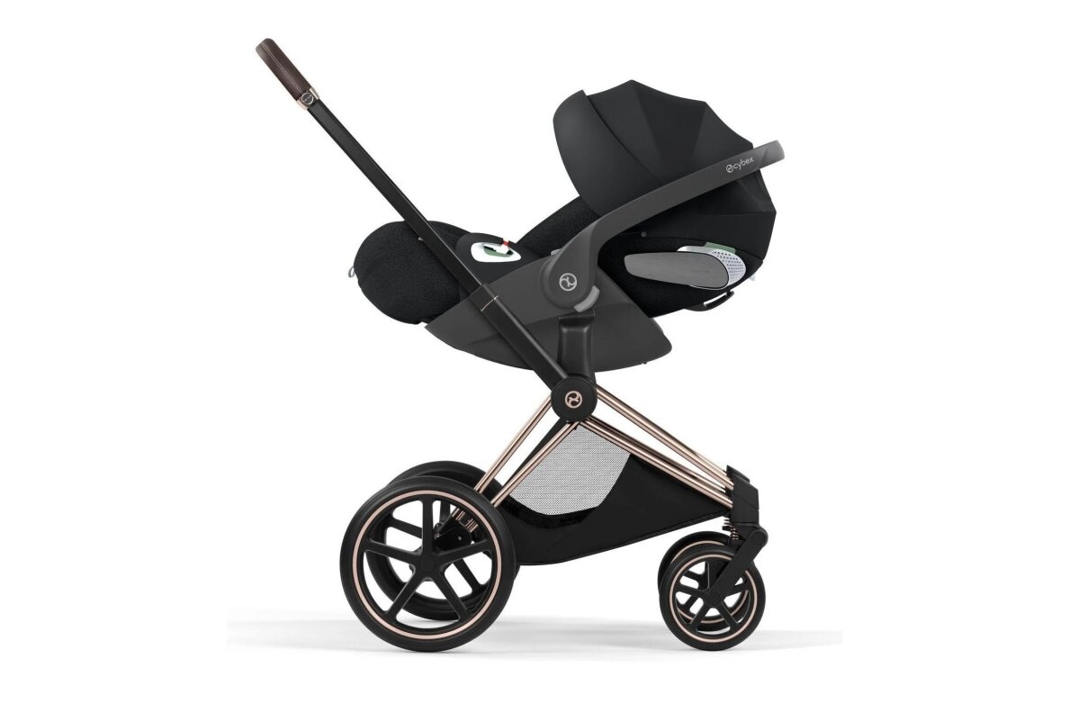 Stroller CYBEX Priam Style Fold Cot Sepia Black/Frame Rose Gold 3in1 15 Stroller CYBEX Priam Style Fold Cot Sepia Black/Frame Rose Gold 3in1 15