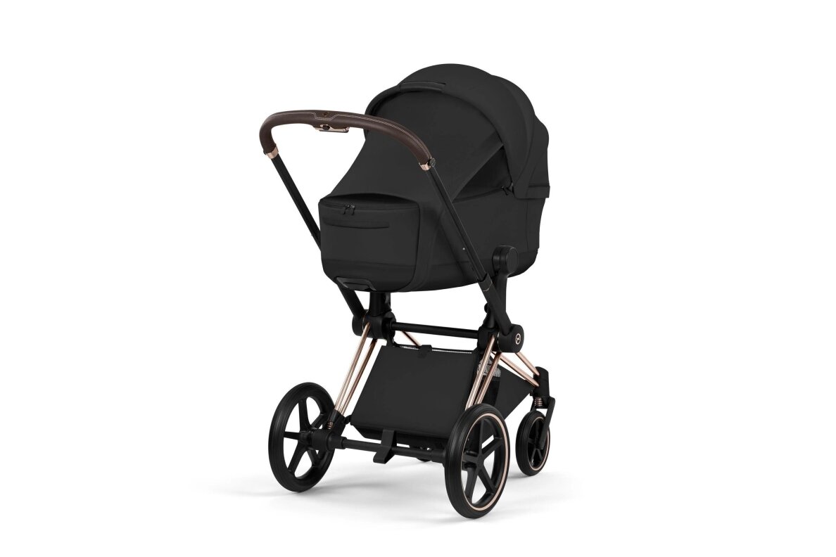 Stroller CYBEX  Priam Style Fold Cot Sepia Black/Frame Rose Gold 3in1 1