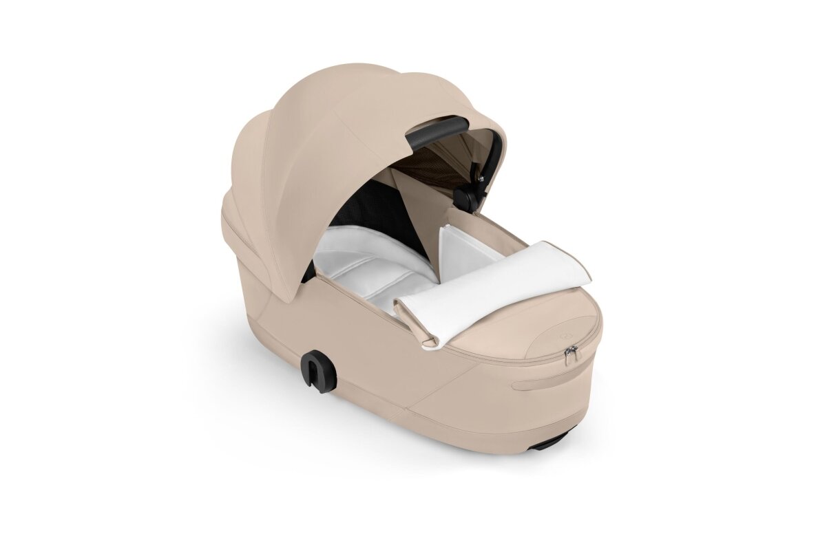 Stroller CYBEX  Priam Style Fold Cot Cozy Beige/Frame Rose Gold 2in1 3