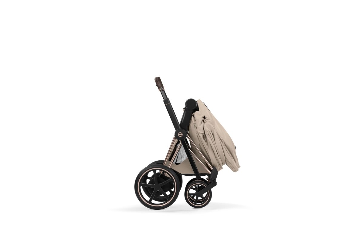 Stroller CYBEX Priam Style Fold Cot Cozy Beige/Frame Rose Gold 2in1 7 Stroller CYBEX Priam Style Fold Cot Cozy Beige/Frame Rose Gold 2in1 7