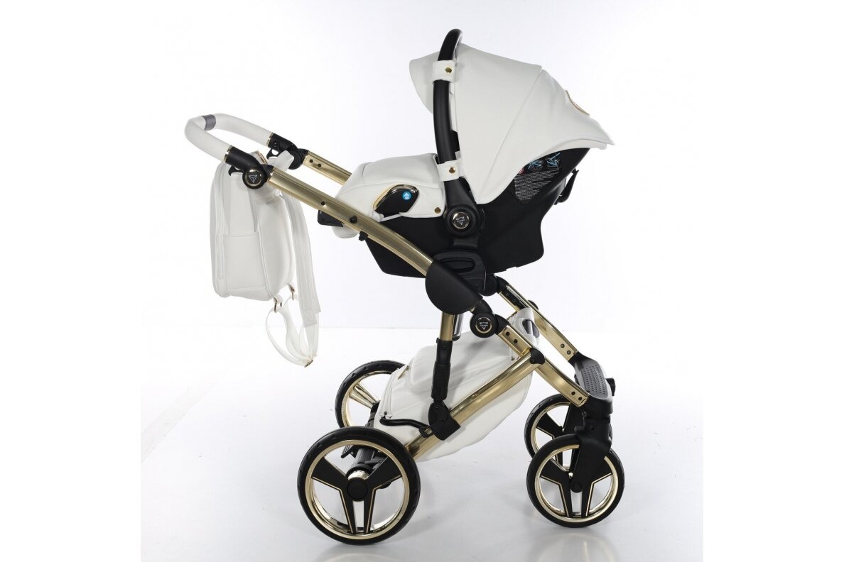Stroller JUNAMA HAND CRAFT WHITE GOLD 3 in1 15 Stroller JUNAMA HAND CRAFT WHITE GOLD 3 in1 15