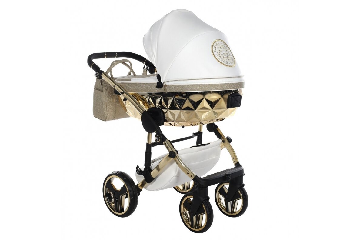 Stroller JUNAMA HAND CRAFT WHITE GOLD 3 in1 Stroller JUNAMA HAND CRAFT WHITE GOLD 3 in1