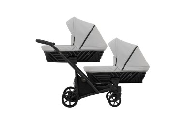 Stroller for twins and toddler KUNERT IVENTO DUO 2in1, Eco Dove Grey Stroller for twins and toddler KUNERT IVENTO DUO 2in1, Eco Dove Grey