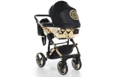 Stroller JUNAMA HAND CRAFT BLACK GOLD 3 in1 Stroller JUNAMA HAND CRAFT BLACK GOLD 3 in1