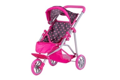 Doll stroller 3 wheels 9326 Dots