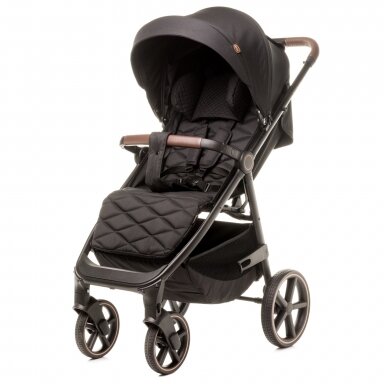 Vežimėlis 4baby STINGER PRO Black Vežimėlis 4baby STINGER PRO Black