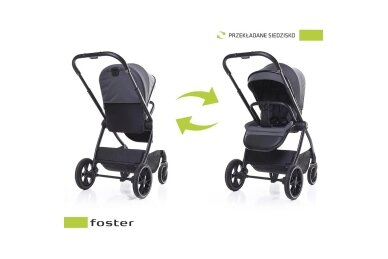 Pushair 4baby FOSTER Graphite 1 Pushair 4baby FOSTER Graphite 1