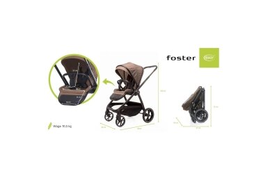 Pushair 4baby FOSTER Mokka 12 Pushair 4baby FOSTER Mokka 12