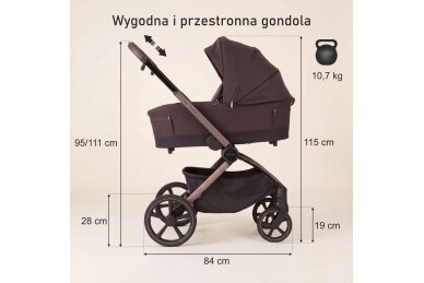 Stroller Adamex Adamex COMO Satin Carbon 2in1 10 Stroller Adamex Adamex COMO Satin Carbon 2in1 10