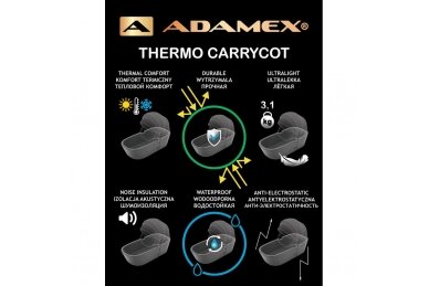 Stroller Adamex LUMI air Special Edition 2in1 PS-571 9 Stroller Adamex LUMI air Special Edition 2in1 PS-571 9