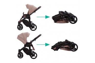 Stroller Bebetto LUCA PRO-33, 2in1 15 Stroller Bebetto LUCA PRO-33, 2in1 15