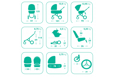 Stroller Bebetto LUCA PRO 31, 2in1 15