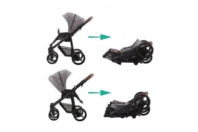 Stroller Bebetto NICO ESTILO Golden, 2in1 9 Stroller Bebetto NICO ESTILO Golden, 2in1 9