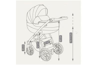 Stroller Camarelo ZEO-10, 3in1 4 Stroller Camarelo ZEO-10, 3in1 4