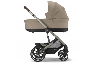 Cybex Balios S Lux Pushchair + Cot, Almond Beige 2 Cybex Balios S Lux Pushchair + Cot, Almond Beige 2