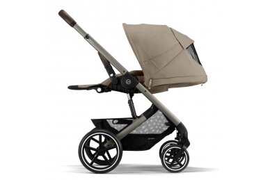 Cybex Balios S Lux Pushchair + Cot, Almond Beige 9 Cybex Balios S Lux Pushchair + Cot, Almond Beige 9