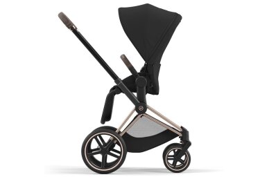 Stroller Cybex Priam V5 Sepia Black/Frame Rose Gold 2 Stroller Cybex Priam V5 Sepia Black/Frame Rose Gold 2