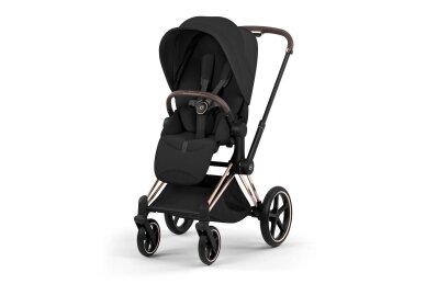 Stroller CYBEX Priam Style Fold Cot Sepia Black/Frame Rose Gold 3in1 5 Stroller CYBEX Priam Style Fold Cot Sepia Black/Frame Rose Gold 3in1 5