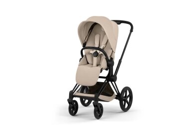 Stroller CYBEX  Priam Style Fold Cot Cozy Beige/Frame Rose Gold 2in1 4
