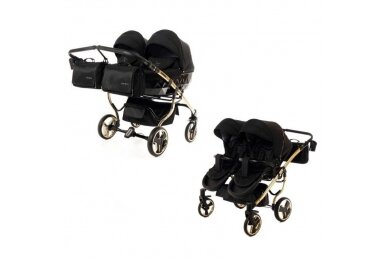 Stroller for twins and toddler JUNAMA DIAMOND S-LINE DUO 2 in 1 Stroller for twins and toddler JUNAMA DIAMOND S-LINE DUO 2 in 1