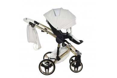 Stroller JUNAMA HAND CRAFT WHITE GOLD 3 in1 11 Stroller JUNAMA HAND CRAFT WHITE GOLD 3 in1 11