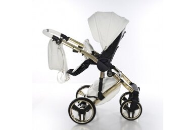 Stroller JUNAMA HAND CRAFT WHITE GOLD 3 in1 13 Stroller JUNAMA HAND CRAFT WHITE GOLD 3 in1 13