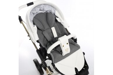 Stroller JUNAMA HAND CRAFT WHITE GOLD 3 in1 7 Stroller JUNAMA HAND CRAFT WHITE GOLD 3 in1 7