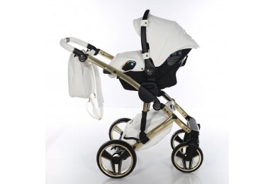 Stroller JUNAMA HAND CRAFT WHITE GOLD 3 in1 15 Stroller JUNAMA HAND CRAFT WHITE GOLD 3 in1 15