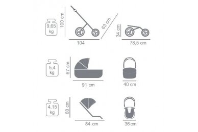 Stroller JUNAMA HAND CRAFT WHITE GOLD 3 in1 17 Stroller JUNAMA HAND CRAFT WHITE GOLD 3 in1 17
