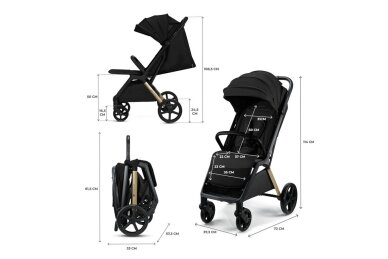 Stroller Kinderkraft LOOM Black 5 Stroller Kinderkraft LOOM Black 5
