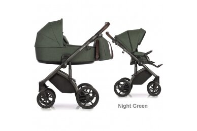 Stroller Roan BASS NEXT Night Green 2in1 Stroller Roan BASS NEXT Night Green 2in1