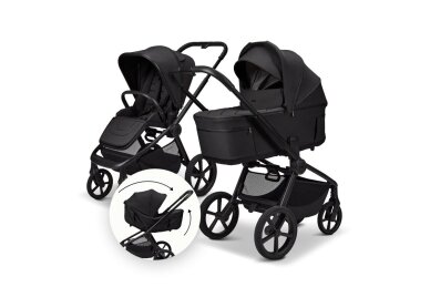 Moon Resea Fold multifunctional 2in1 stroller, Onyx