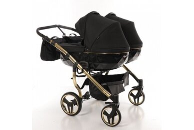 Stroller for twins and toddler JUNAMA DIAMOND S-LINE DUO 2 in 1 2