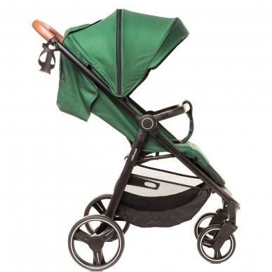 Vežimėlis 4baby STINGER Green 2 Vežimėlis 4baby STINGER Green 2