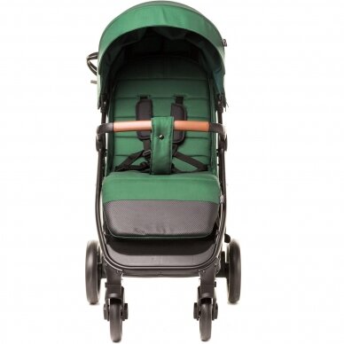 Vežimėlis 4baby STINGER Green 1 Vežimėlis 4baby STINGER Green 1
