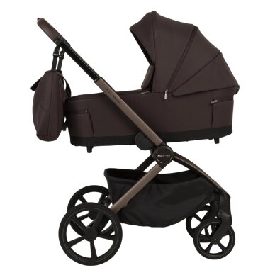 Vežimėlis Adamex COMO CHOCOLATE BROWN 2in1 1 Vežimėlis Adamex COMO CHOCOLATE BROWN 2in1 1