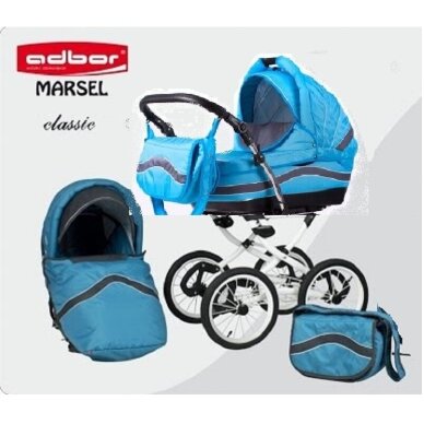 Vežimėlis Adbor MARSEL Classic Turquoise Vežimėlis Adbor MARSEL Classic Turquoise