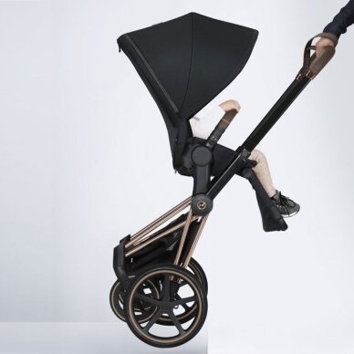 Коляска CYBEX  Priam Style Fold Cot Cozy Beige/Frame Matt Black 2in1 15
