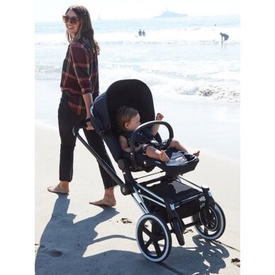 Коляска CYBEX Priam Style Fold Cot Sepia Black/Frame Matt Black 2in1 16 Коляска CYBEX Priam Style Fold Cot Sepia Black/Frame Matt Black 2in1 16
