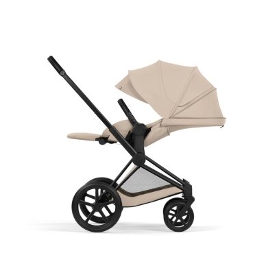 Коляска CYBEX  Priam Style Fold Cot Cozy Beige/Frame Matt Black 2in1 12