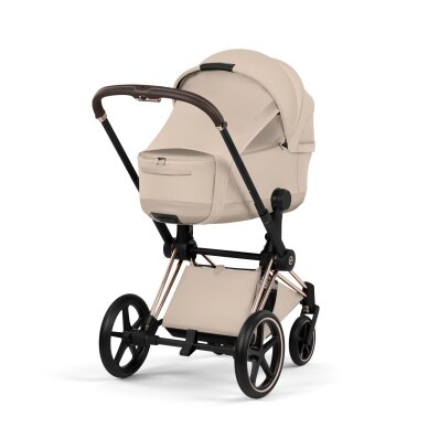 Коляска CYBEX  Priam Style Fold Cot Cozy Beige/Frame Matt Black 2in1 1
