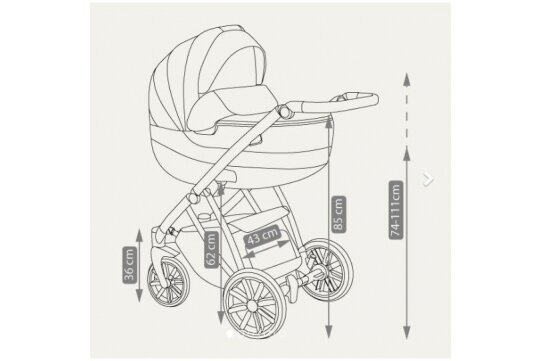 Stroller Camarelo ZEO-10, 3in1 4 Stroller Camarelo ZEO-10, 3in1 4