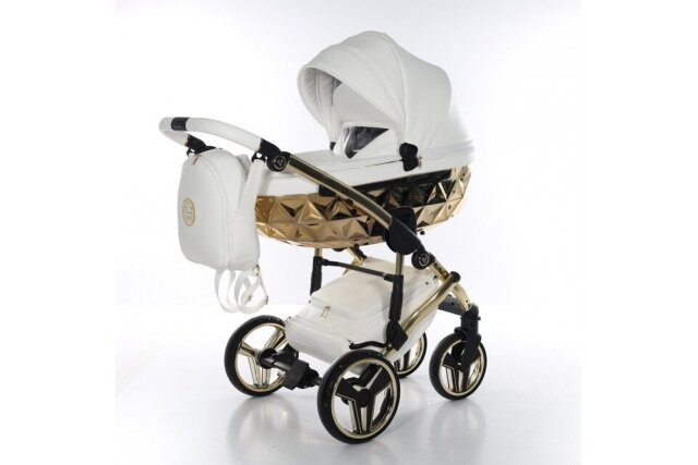 Stroller JUNAMA  HAND CRAFT WHITE GOLD 3 in1 2