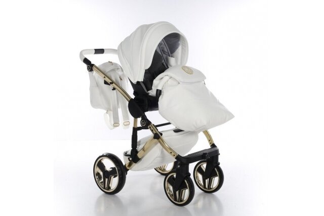 Stroller JUNAMA HAND CRAFT WHITE GOLD 3 in1 8 Stroller JUNAMA HAND CRAFT WHITE GOLD 3 in1 8