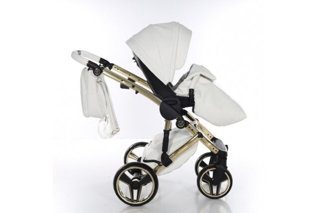 Stroller JUNAMA HAND CRAFT WHITE GOLD 3 in1 9 Stroller JUNAMA HAND CRAFT WHITE GOLD 3 in1 9